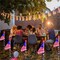8 Pack American Flag Solar Lights Outdoor, 4th of July Decorations with 2 Modes, Waterproof Solar Flag Patriotic Lights